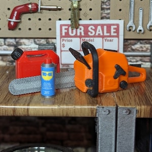 1:10 Scale Chain Saw Kit - Scale RC Accessories!