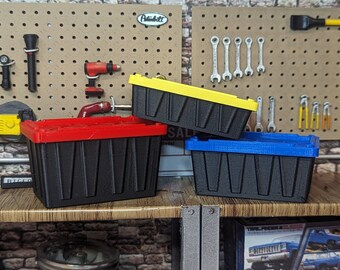 1:10 Scale Storage Bins and Lids - Scale RC Accessories!