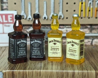 1:10 scale Whiskey Bottles- Scale Accessories!