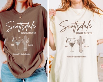 Western Bachelorette Party TShirt Scottsdale Bachelorette Party Tee Cocktail Social Club Nashville Bach Trip Shirt Bridal Party Gift Top