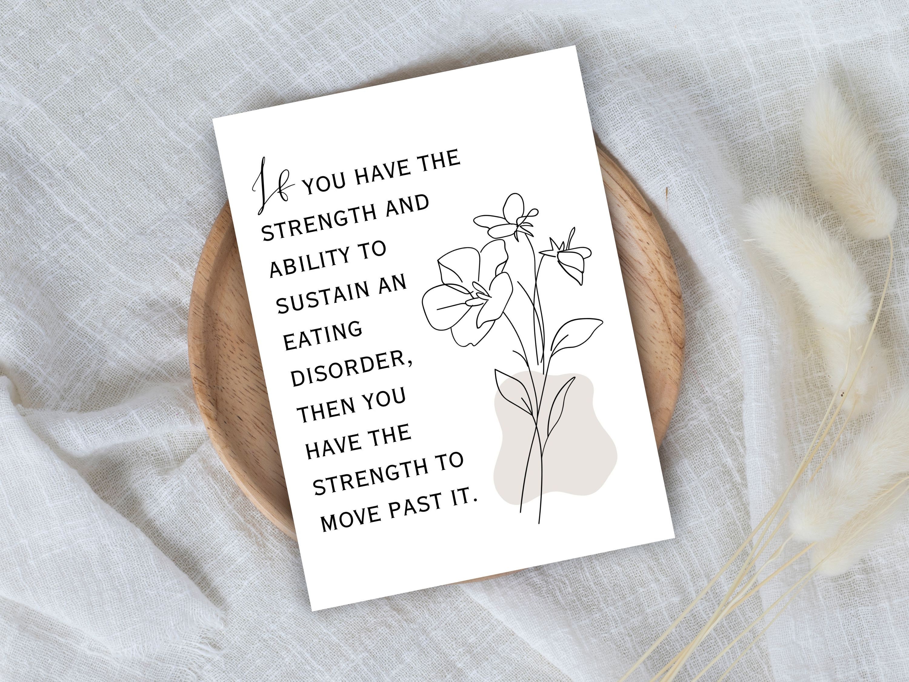 Recovery Quote Recovery Art Ed Recovery Affirmation Eating Disorder ...