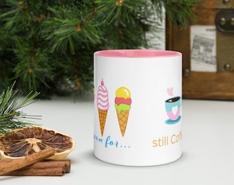Coffee Fan's Favorite Mug with Multi-Color Handle