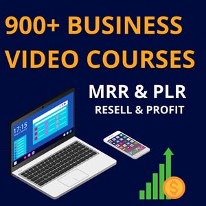 Mega Bundle: 900+ Business Courses with PLR & MRR Rights | Marketing, AI, Dropshipping, Branding | Legal Resell and Rebrand