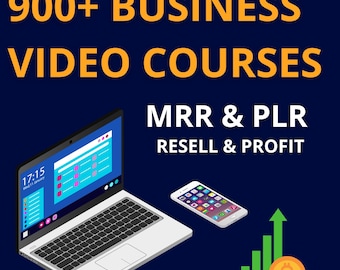Mega Bundle: 900+ Business Courses with PLR & MRR Rights | Marketing, AI, Dropshipping, Branding | Legal Resell and Rebrand