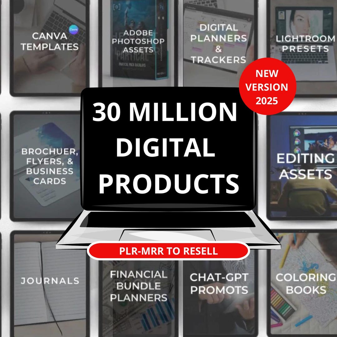 Ultimate PLR & MRR Digital Product Mega Bundle 2025 – 30+ Million ...