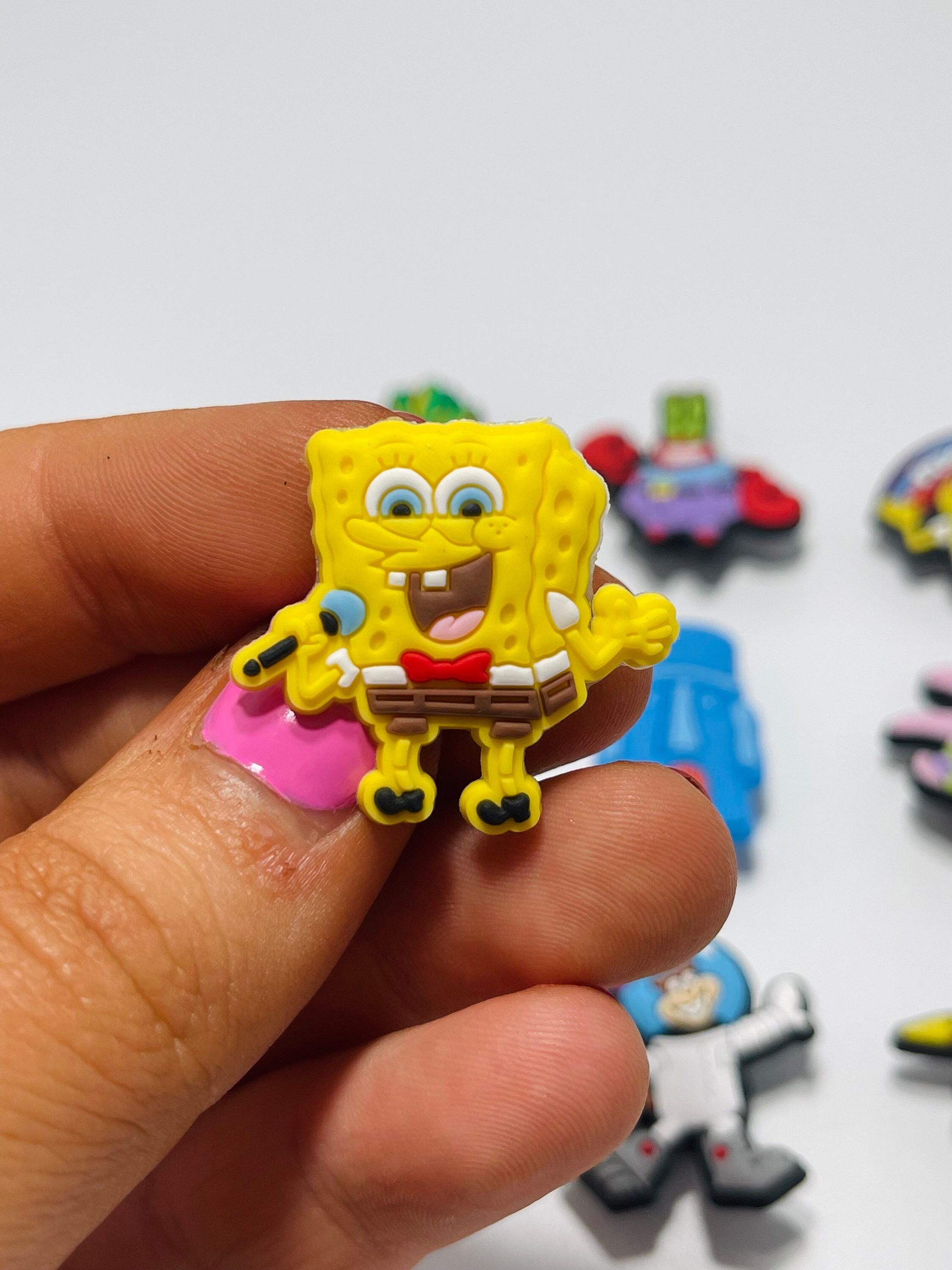 croc charms spongebob