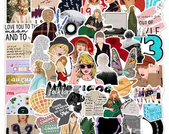 Taylor Swift Sticker Packs | Lover | 1989 | Midnights | RED | Swift Merchandise | Swiftie