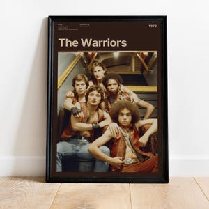 Póster de The Warriors, película de culto de los 70, lámina de película de acción de pandillas, decoración clásica de cine, regalo de película retro