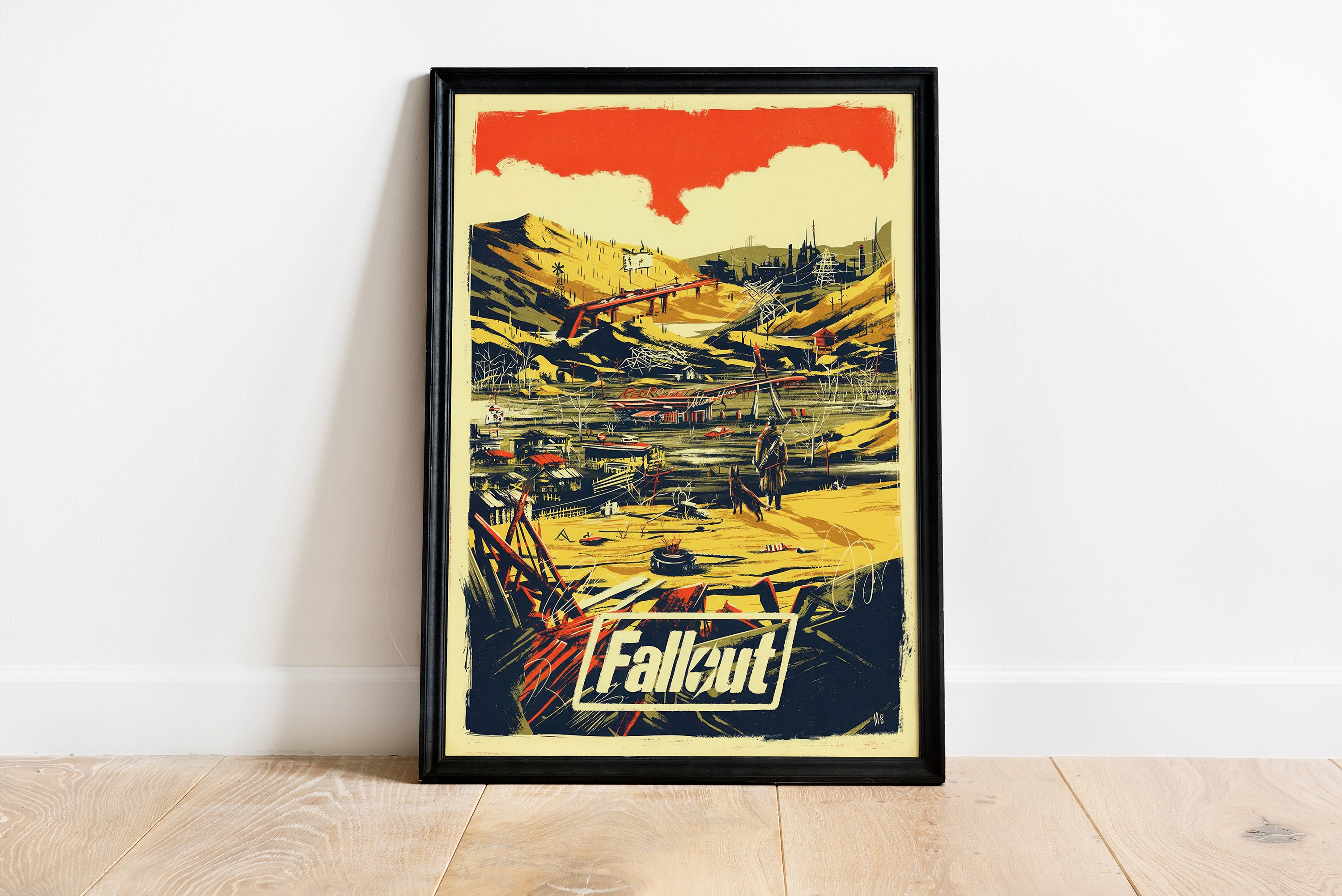 Fallout Series Box Art Prints A4 210x297mm 
