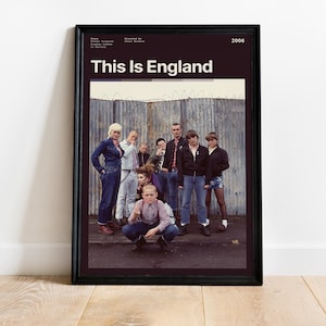 This Is England Poster, British Drama Wandbild, Jugendkultur Film Poster, Skinhead Film Decor, 80er Jahre Retro Geschenk