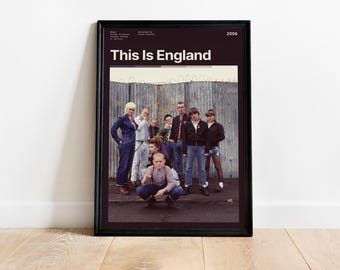 Poster "This Is England", stampa da parete di un dramma britannico, stampa di un film sulla cultura giovanile, decorazione di un film skinhead, regalo retrò anni '80