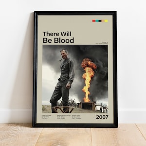 There Will Be Blood Poster Print, Movie Poster Print, There Will Be Blood Poster, Movie Posters, Movie Gift, Movie Wall Art