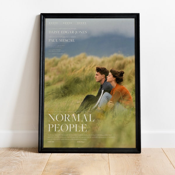 Normal People Poster, Marianne Wall Art, Rolled Canvas Print, TV Series Poster Gift, Graduation Gift
