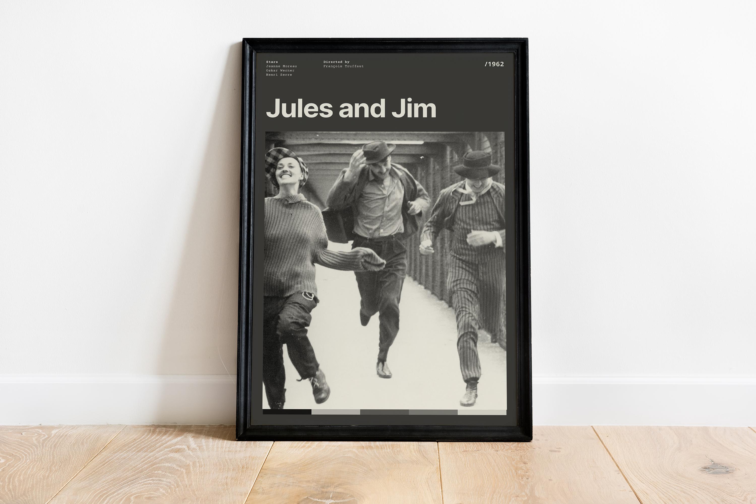 フランソワ トリュフォー Jules and Jim 1995年製ポスター フランソワ トリュフォー Jules and Jim 1995年製ポスター