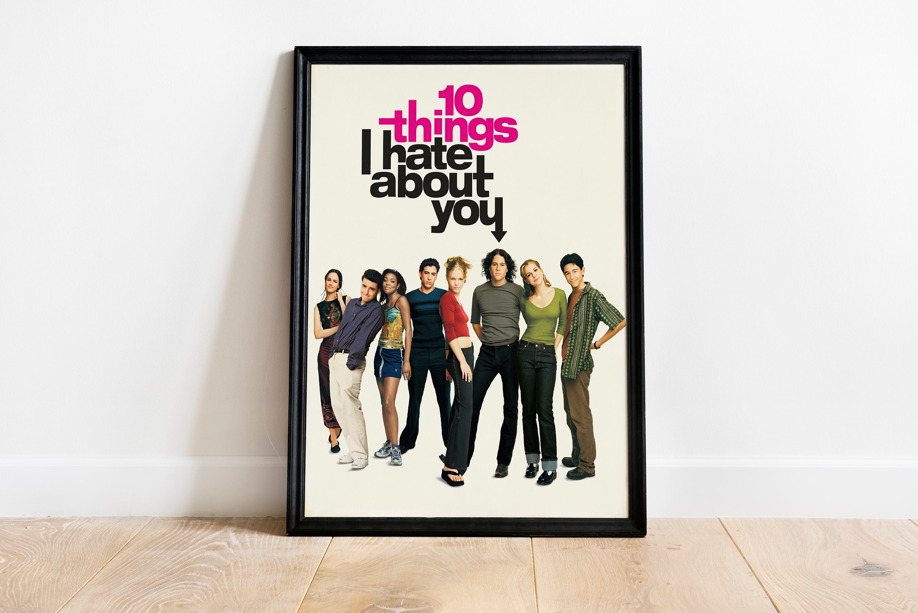 10 Things I hate about you Movie Poster Art Glossy Poster (A1 594 × 841 mm)  : : Home & Kitchen