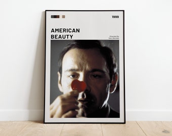 American Beauty Movie Poster, American Beauty Movie Poster Print, American Beauty Poster Wall Decor, Movie Posters Wall Art