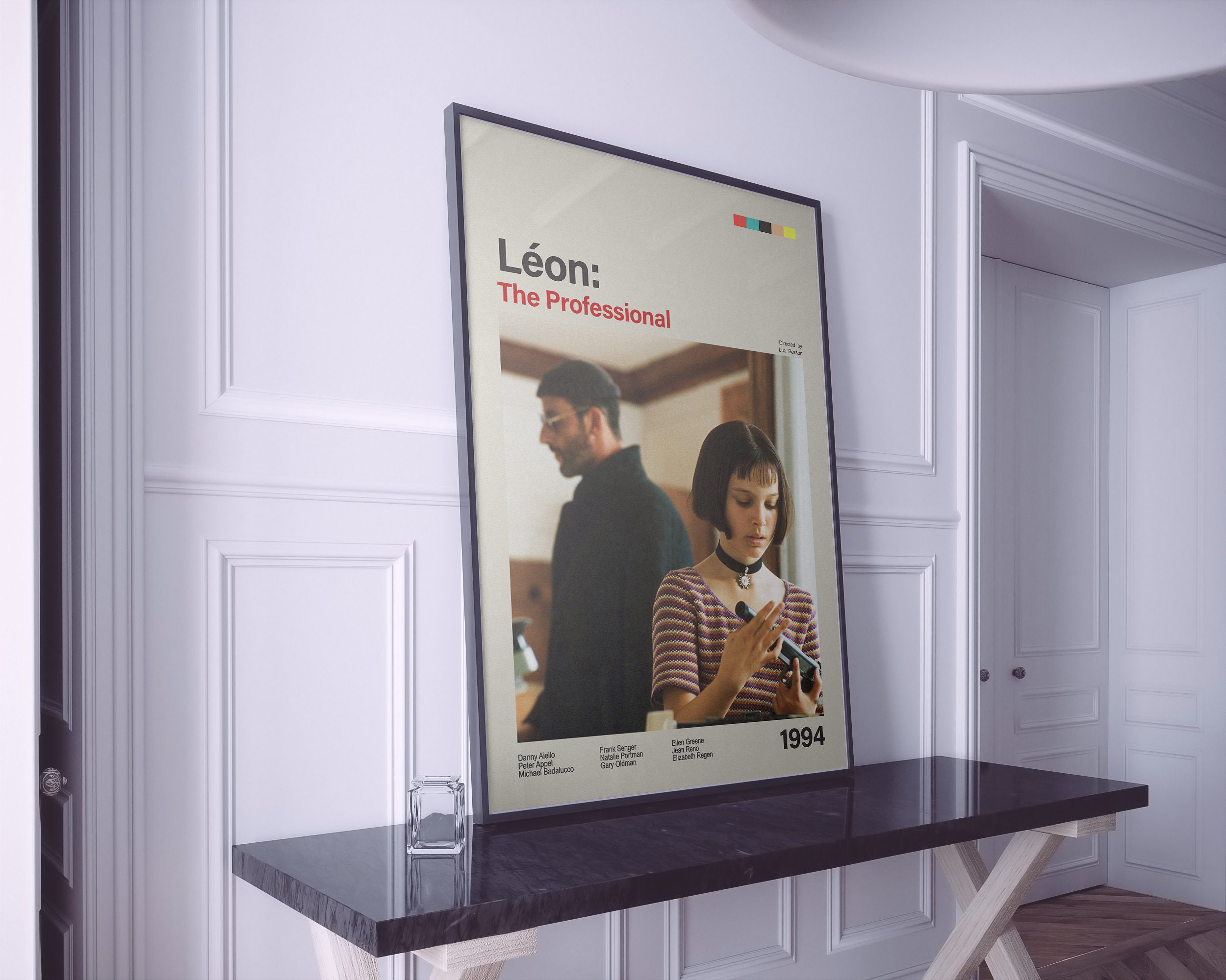 Leon Movie Poster, Modern Movie Poster, Leon The Professional Poster
