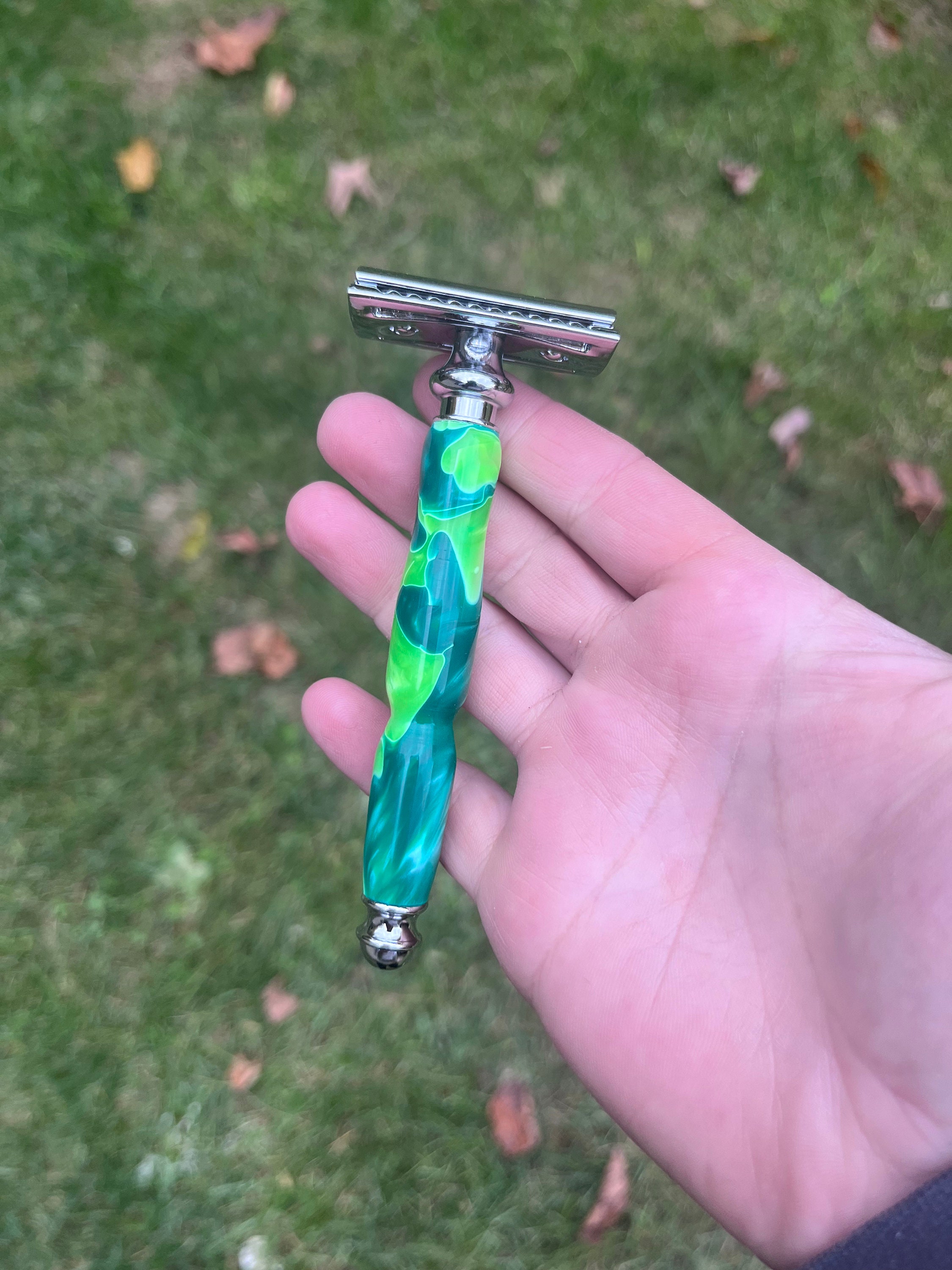 Hand Turned Acrylic Handle for Gillete Mach3 Razor (blades Not Included ...