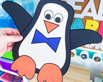 Penguin Craft Patterns | Penguin Activities | Penguin Craft Template | All About Penguins