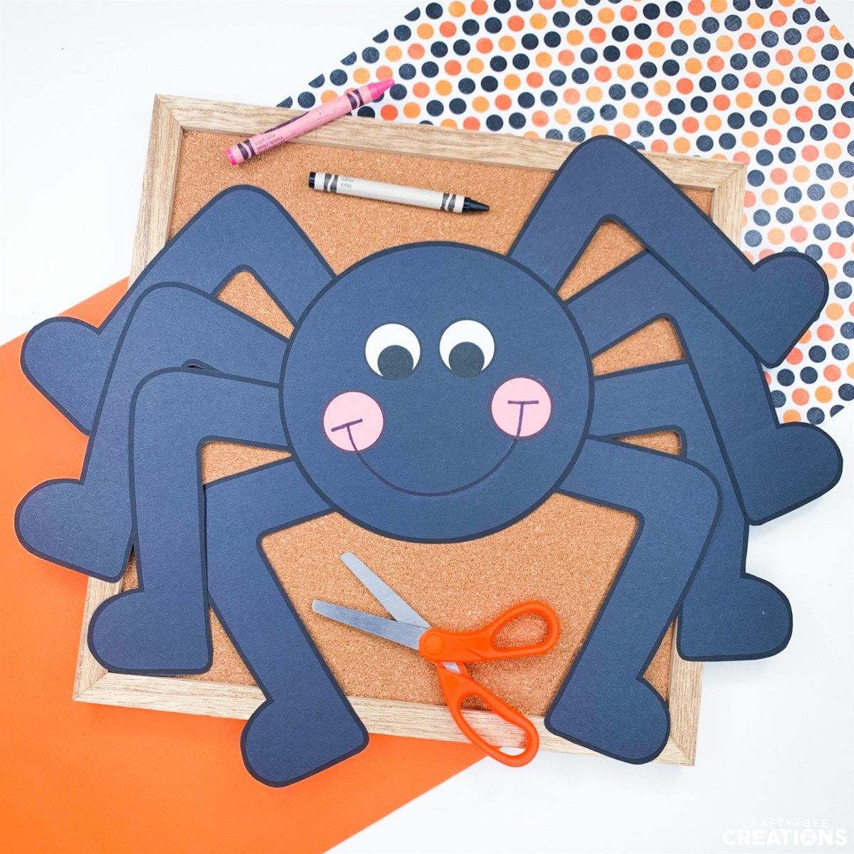 Spider Craft | Itsy Bitsy Spider Activity | Halloween | The Very Busy Spider | Spider Template | Pattern | Crafts for Kids | Kids Craft
