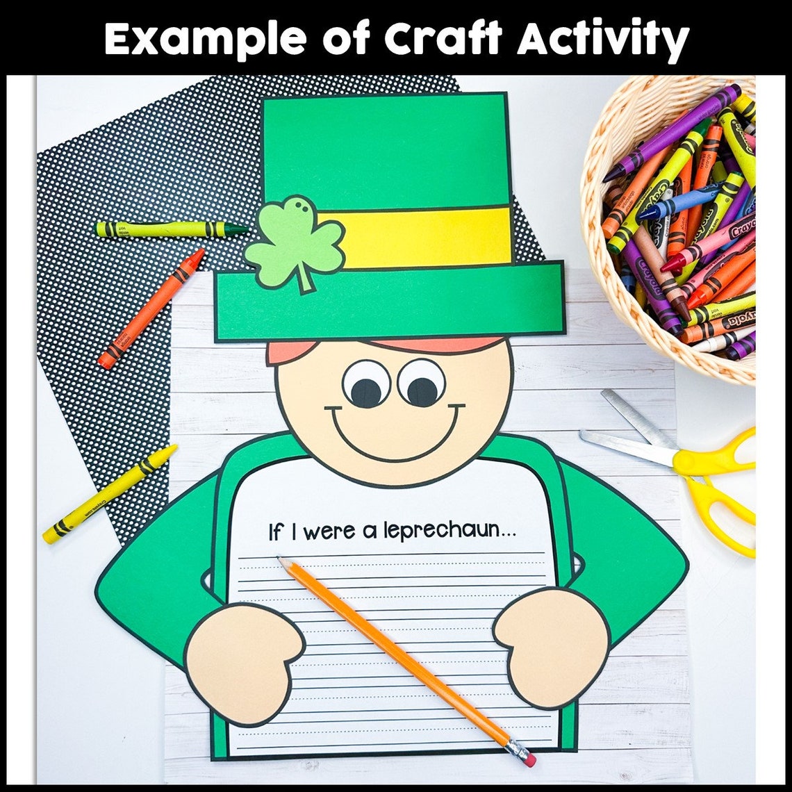 How to Catch a Leprechaun Craft Template | St Patricks Day Writing ...