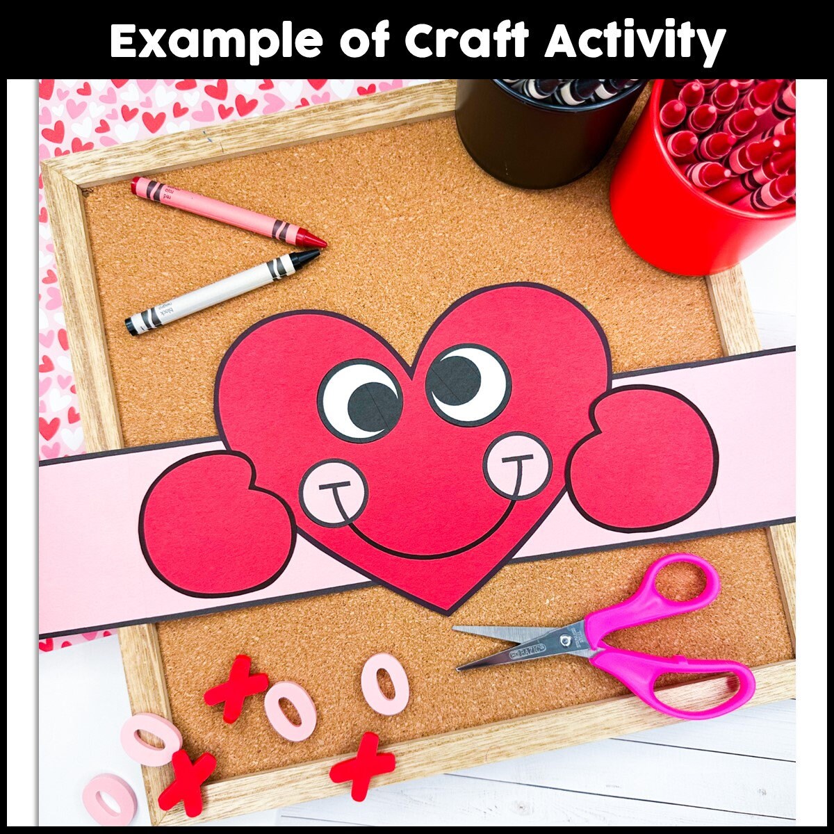 Valentines Day Hat Craft Crown Template Valentine Activity Kindergarten ...