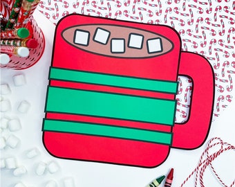 Hot Chocolate Craft | How to Make Hot Chocolate Craft | Winter Activities | Christmas | Template | Pattern | Kids Craft | Craft for Kids