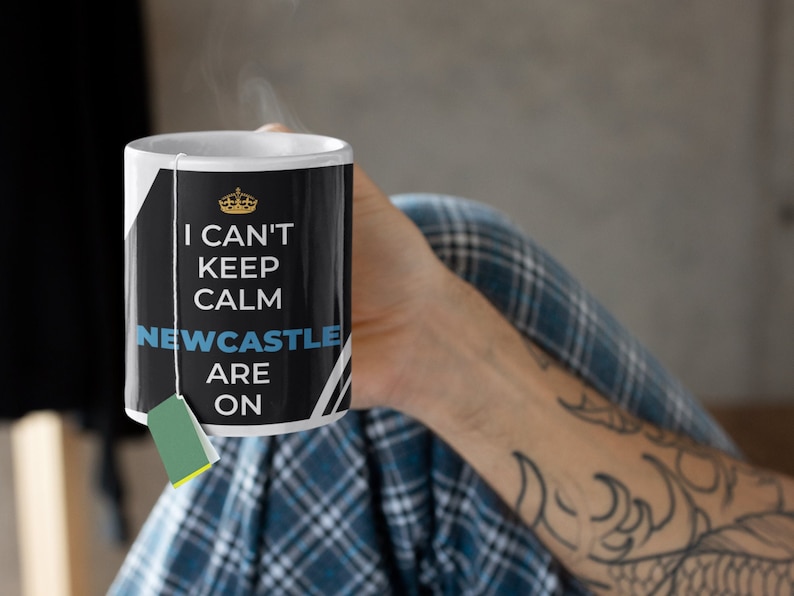 Taza de fanático de Newcastle, taza de café de cerámica de 11 oz, regalo divertido para el día del padre para él o ella, ideas de regalos de cumpleaños para novio o novia imagen 6