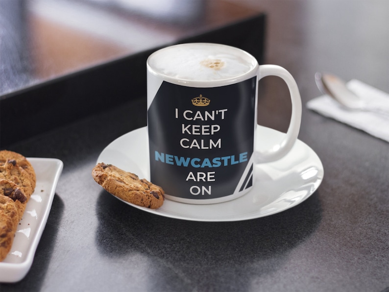 Taza de fanático de Newcastle, taza de café de cerámica de 11 oz, regalo divertido para el día del padre para él o ella, ideas de regalos de cumpleaños para novio o novia imagen 2