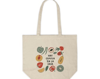 Hay Comida En La Casa Tote de compras de lona; Hispano, Latino, Cultura, Mexicano, Mexicana, Madre