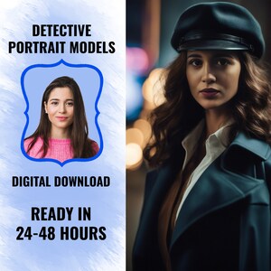 Custom Detective Portrait From Photo I Sherlock I Detective Fiction I Custom Movie Portrait I Fantasy Character I Custom Character Artwork