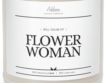 Flower Woman | Wedding | Scented Soy Candle, 9oz