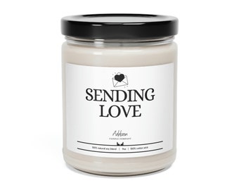 Sending Love | Sympathy or Encouragement Gift | Scented Soy Candle, 9oz