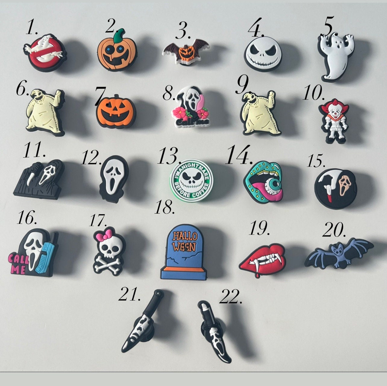 Nightmare before christmas croc charms clearance