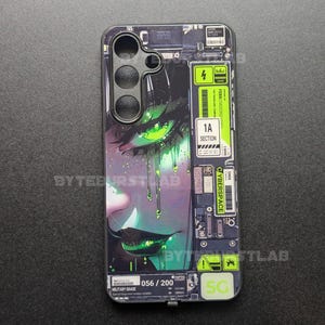 Glitched Tears Custom Handyhülle - Personalisierte Handyhülle | iPhone 16 Pro Hülle | Ästhetische Handyhülle | Anime Handyhülle