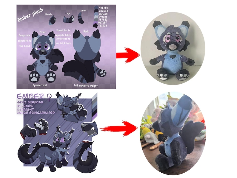 furry plush
