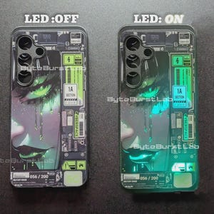 Coque personnalisée LED pour iPhone 16 Pro ! Créez votre propre coque pour iPhone 16 - Conception de coque de téléphone Anime. Créez une coque de téléphone personnalisée ! Androïdes disponibles !