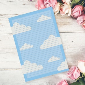 Papel para escribir cartas, hojas de notas, juego de amigos por correspondencia, suministros para diarios, lindos artículos de papelería para correo postal, suministros para álbumes de recortes, carta de agradecimiento