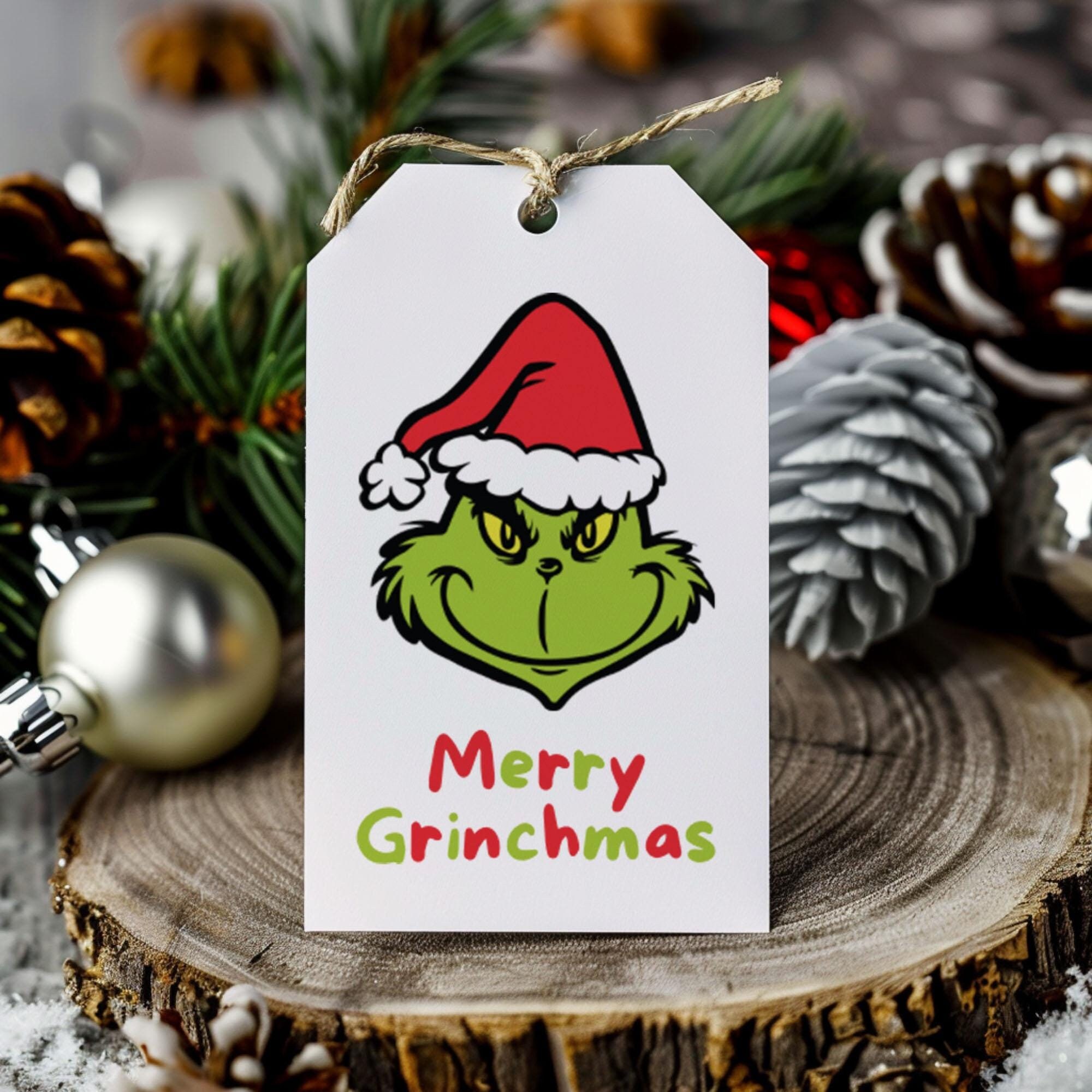 Merry Grinchmas Tags, Grinch Christmas Gift Tags, Present Gift Tags ...