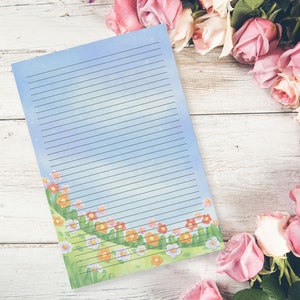 Papel para escribir cartas, hojas de notas, juego de amigos por correspondencia, suministros para diarios, lindos artículos de papelería para correo postal, suministros para álbumes de recortes, carta de agradecimiento