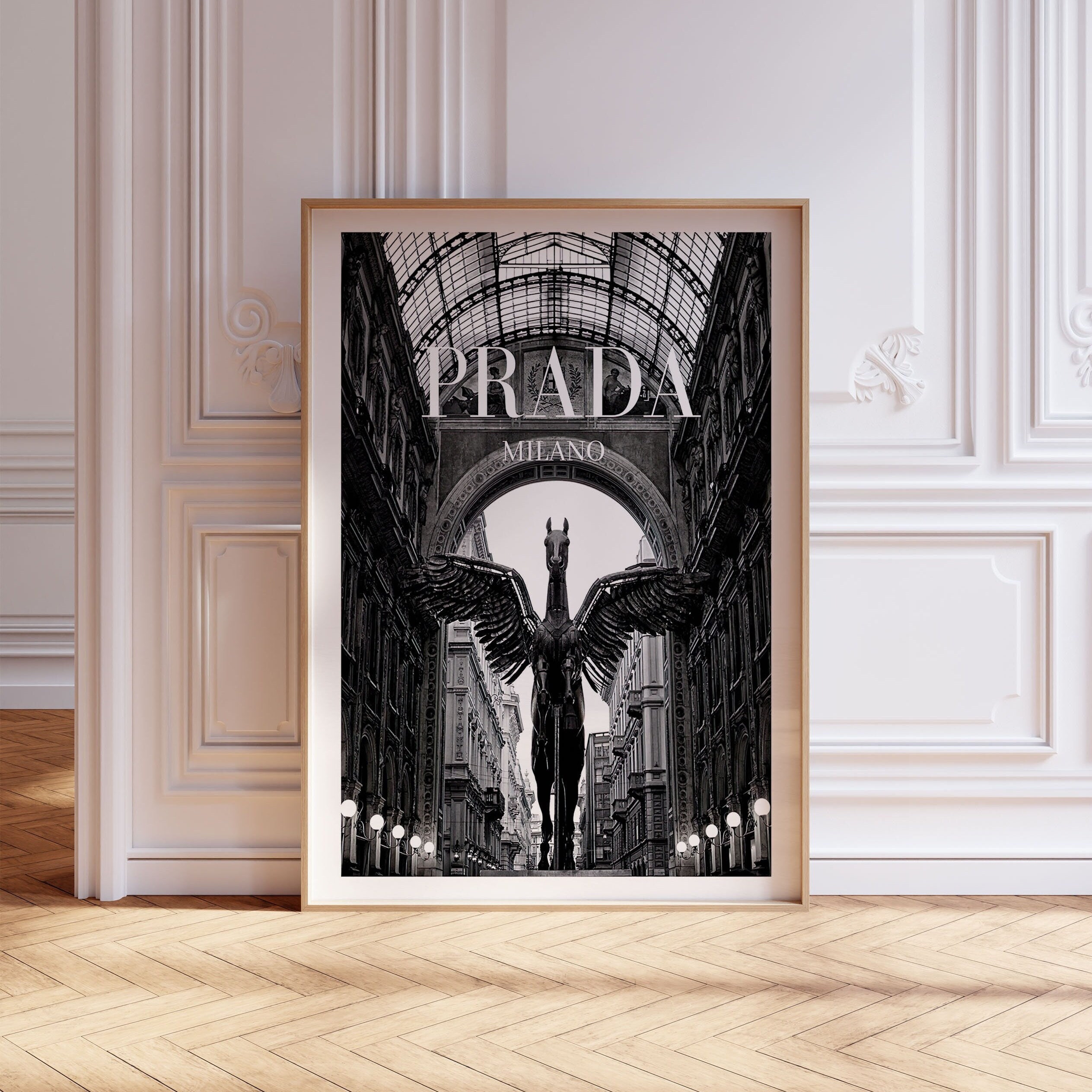 Designer print, vogue fashion print, black and white aesthetic print, trendy wall art, housewarming gift, neutral wall art
