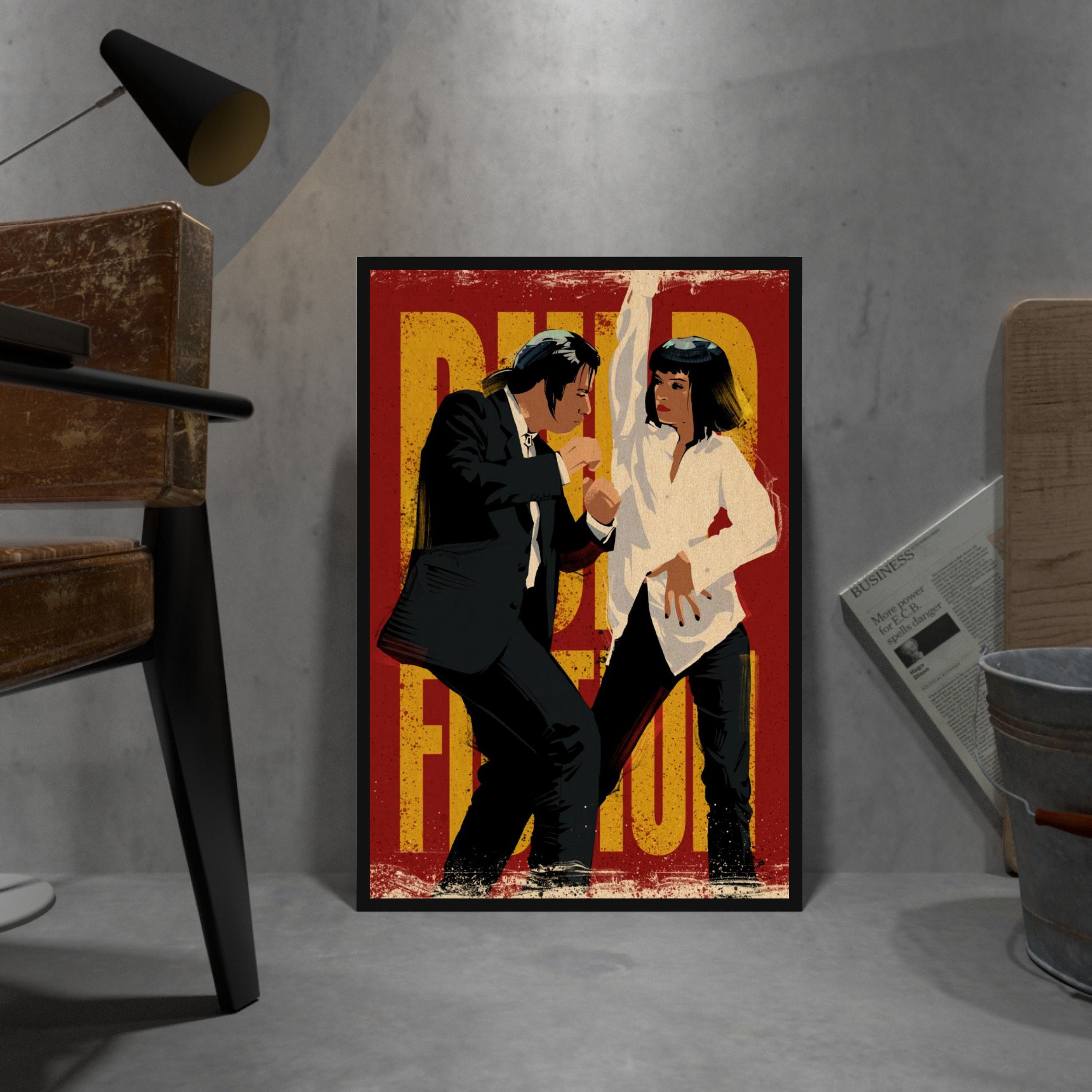 Vintage Pulp Fiction Movie Poster Classic Kraft Paper Wall Decor ▻   ▻ Free Shipping ▻ Up to 70% OFF