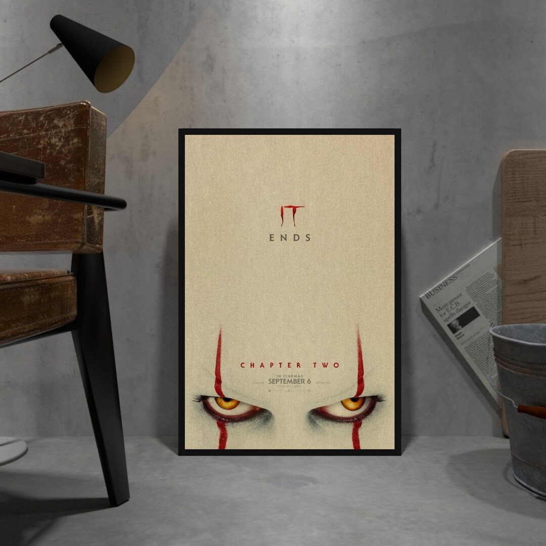 It Movie Poster, Kraft Paper Print, Movie Wall Art Gift, Anime Wall Art ...