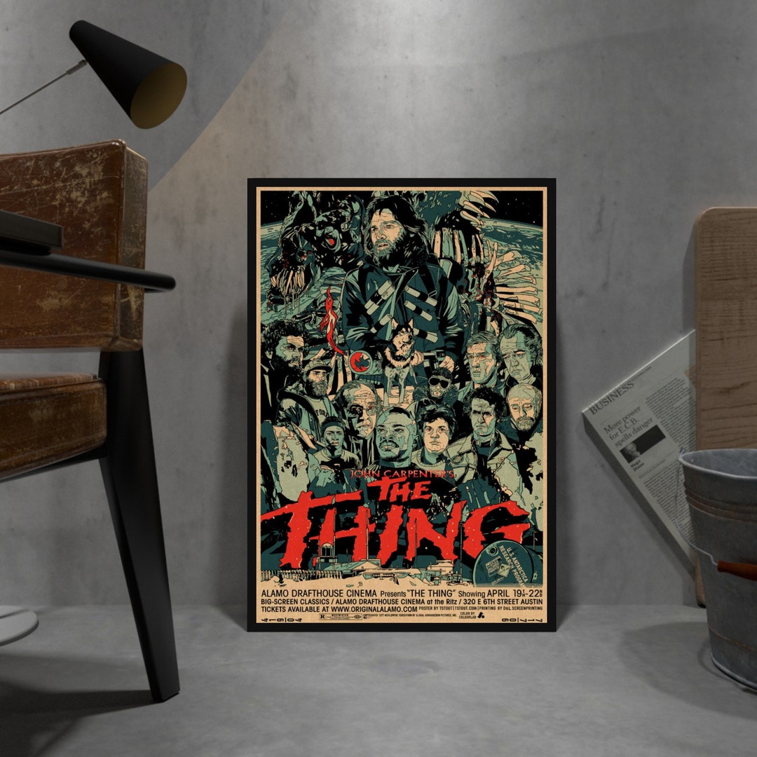 The Things Retro Poster, Kraft Paper Print, Movie Wall Art Gift, Anime ...