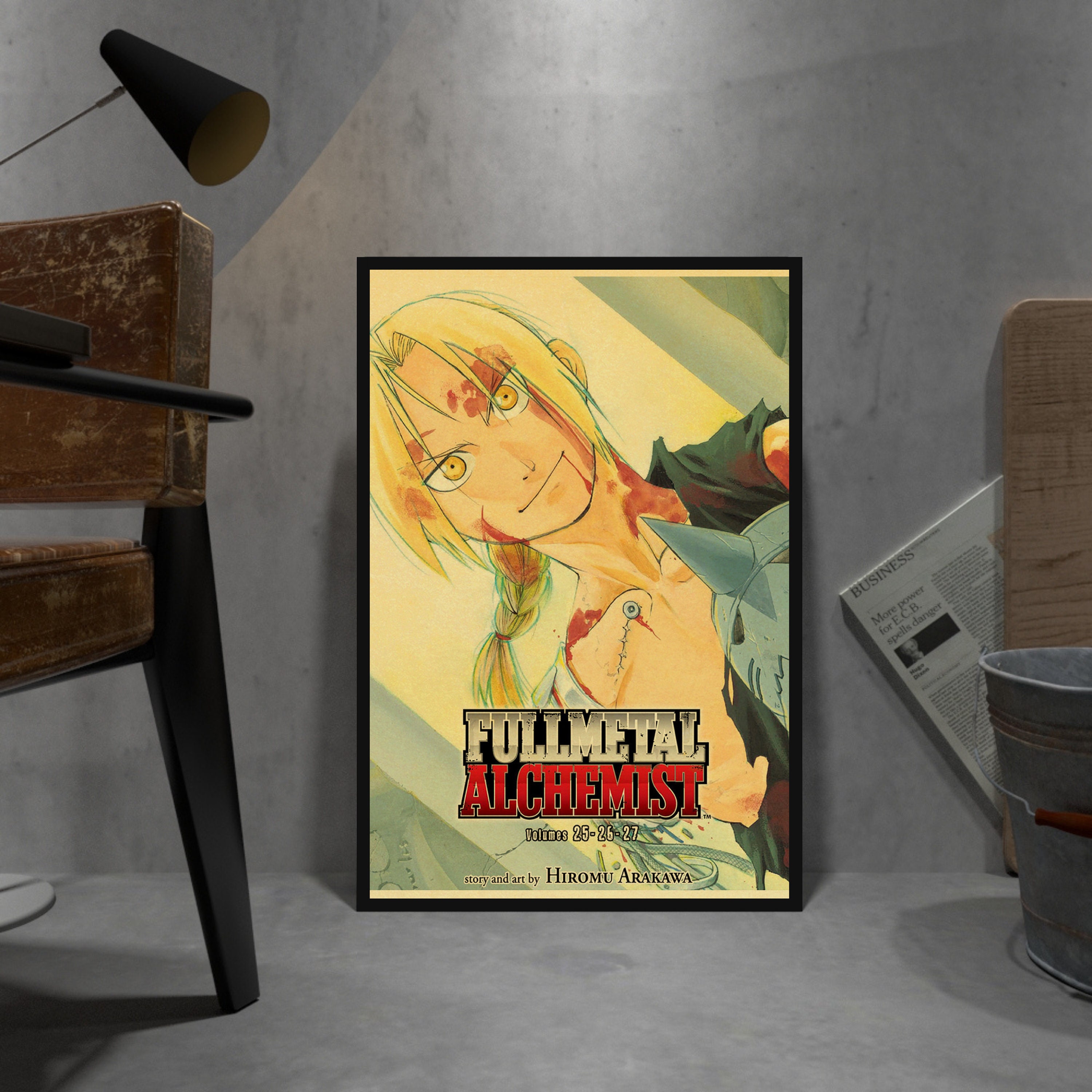 Full Metal Alchemist Characters Celebration Anime Paper Poster GE