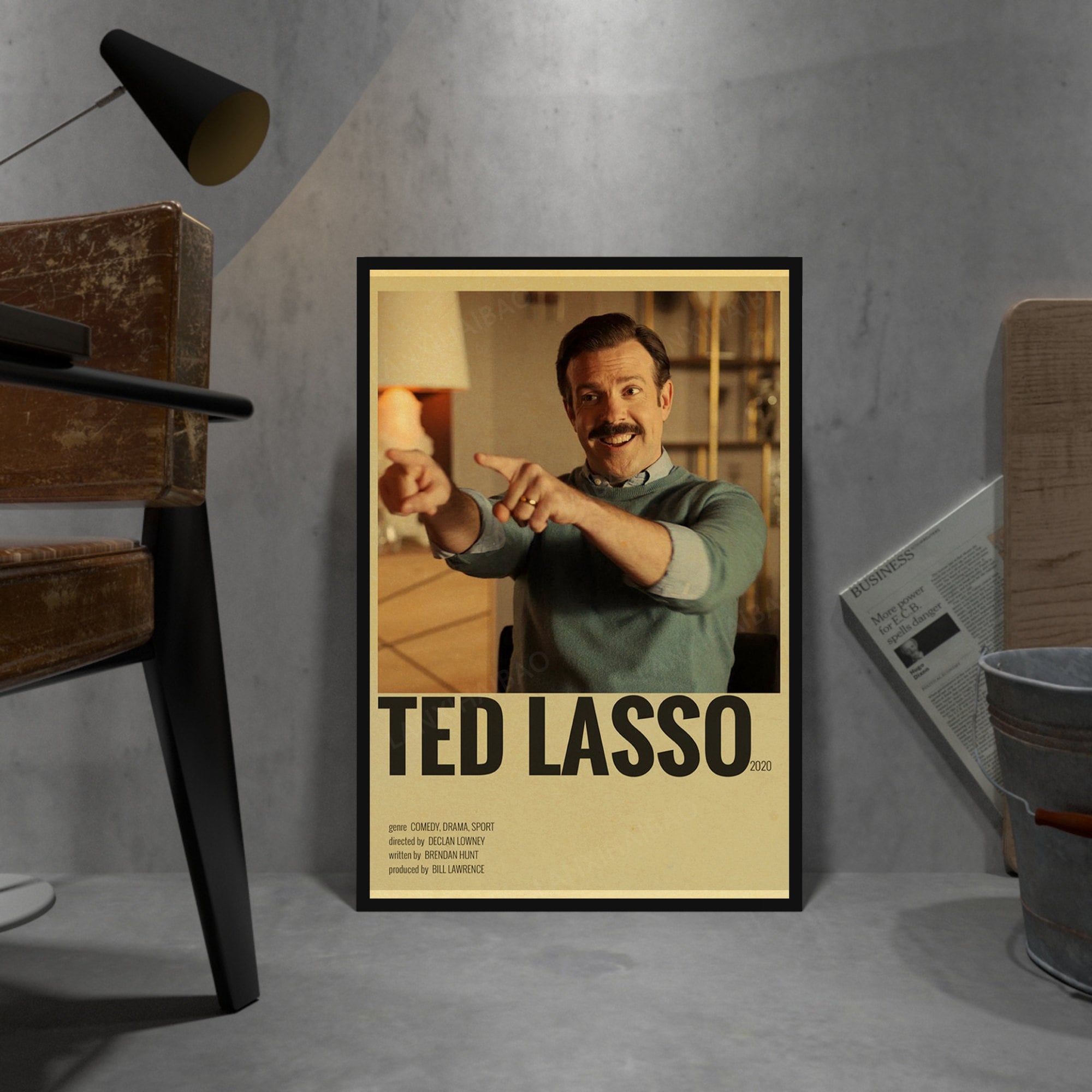 Discover Ted Lasso Retro Poster