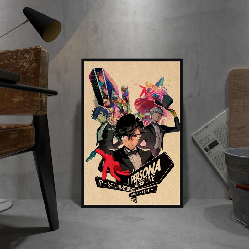 Persona 5 Poster Kraft Paper Print Movie Wall Art Gift - Etsy
