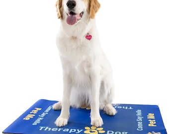 Therapy Dog Travel Mat – Settle & Training Pad, Water-Resistant Neoprene