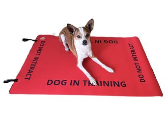 Dog Training Mat – Safe Space for Dogs, Water-Resistant Neoprene Travel Pad
