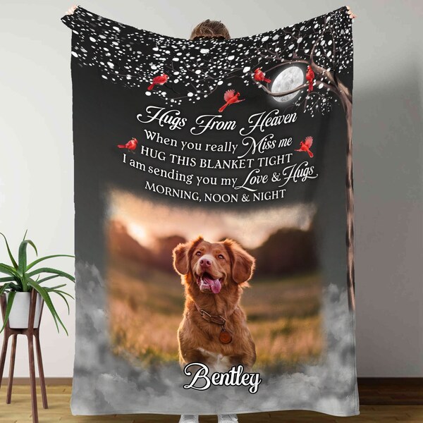 Fleece Hugs From Heaven Blanket Etsy